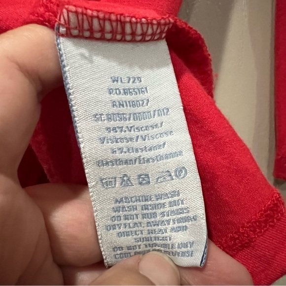 Boden 10 Pink V Neck 3/4 Sleeve Stretchy Viscose Blouse O - Picture 4 of 4